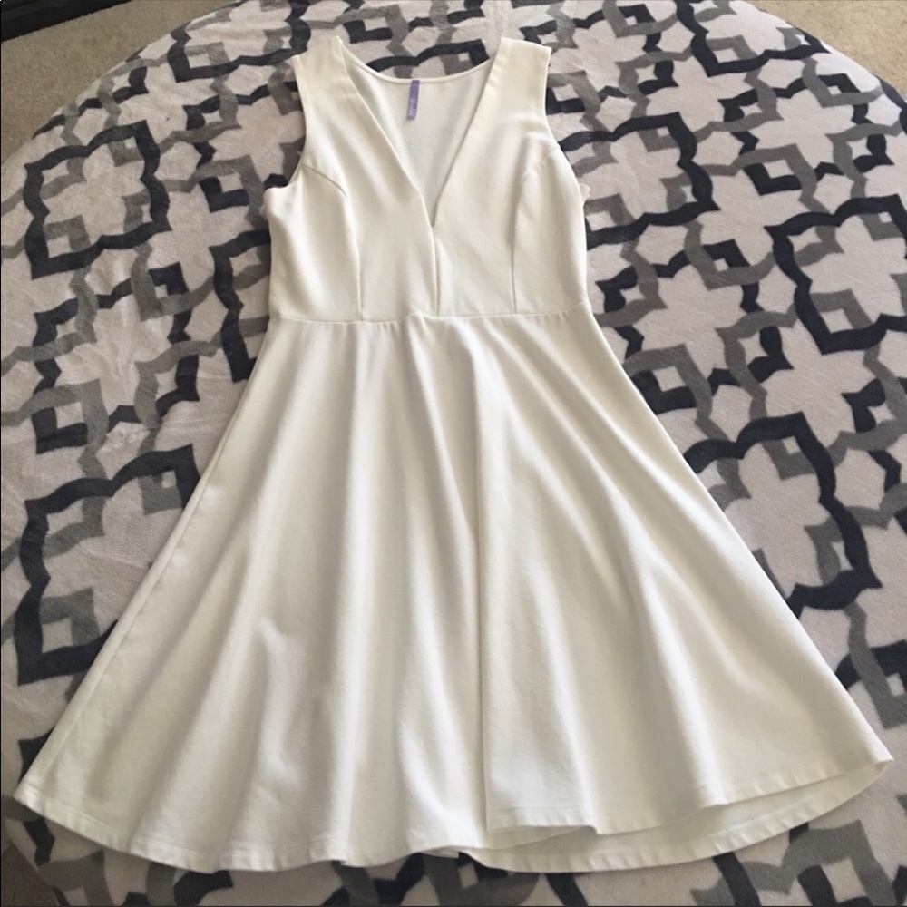 LuLu’s White Skater Dress